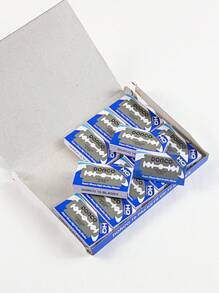 Razor Blades In A Box Of 100 Pieces, Stainless Steel Blades, Manual Shaving Blades, Old-Fashioned Shaving Blades, Double-Sided Men's Shaving Blades Suitable For Home Salons Or Hotel Travel