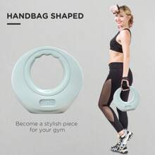 SPORTNOW 6kg Kettlebell, Soft Kettle Bell With Wide Handle For Home Gym Weight Lifting And Strength Training, Light Grey - Grey - View 3