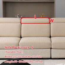 1 pezzo Copripoltrona in velluto jacquard antiscivolo per tutte le stagioni, morbido e delicato sulla pelle, resistente ai peli degli animali domestici, con elastico, adatto per divani ad angolo e da 1/2/3/4 posti (venduto singolarmente) - Cachi - Visualizzare 17