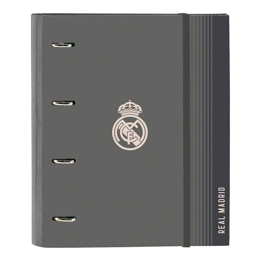 Real Madrid 4 環文件夾 35 毫米，帶替換皇馬第三球衣 24/25 4 環系統並包含替換紙 |皇馬第三球衣文件夾 24/25 尺寸 35 毫米 相容 A4 和可擴展紙張⚫ 免費送貨 ✅ 24/48 小時送貨到西班牙（半島） - 彩色 - 查看 1