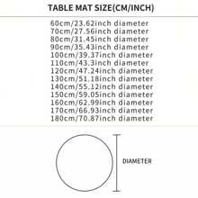 0.25mm Thick Transparent Round PVC Tablecloth, Waterproof Scratch-Resistant Heat-Resistant Table Protector Mat, Suitable For Home, Hotel, Dining Table, Coffee Table
