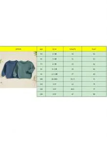 3Moths-5Years Baby Toddler Knit Sweater Solid Color Crew Neck Long Sleeve Pullover Tops Casual Winter Fall Clothes - Gris - Ver 7