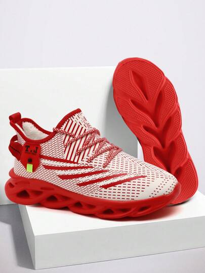 男士运动鞋户外冬季雪地靴防水PU保暖鞋运动徒步徒步鞋毛绒防滑滑雪鞋休闲步行运动鞋红色