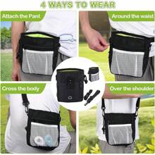 Pets First Dog Treat Training Pouch - Treat Bag For Kibble, Food, Toys, Accessories With Built-In Poop Bag Dispenser - Holder For Small, Medium & Large Dogs & Puppies With Multiple Ways To Wear - Multicolor - View 6