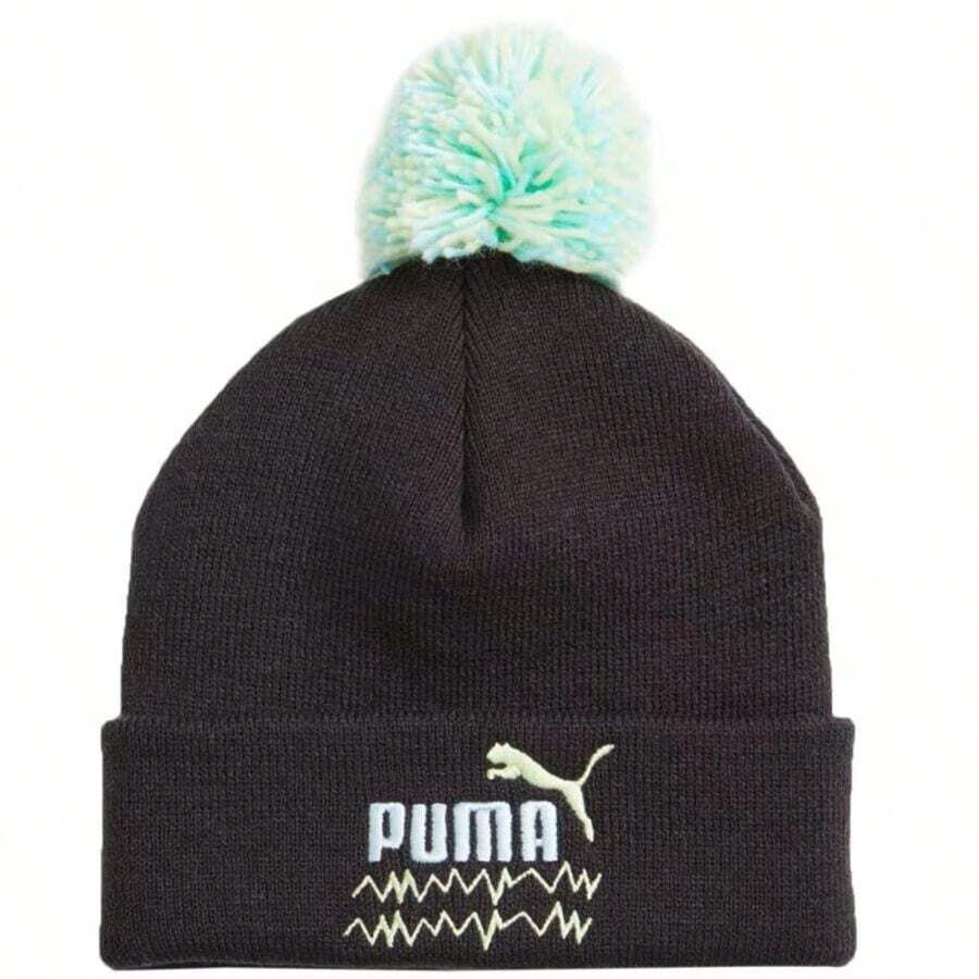 Puma Mixmatch Pom Pom Jr Cap 024798 01 - Black - View 1
