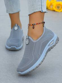 2025 Spring/Autumn New Beijing Cloth Shoes For Women, Shoes Breathable Comfortable Mother Shoes Soft Sole Anti-Slip Walking Shoes