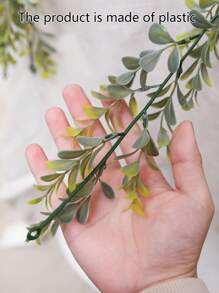 1 件/3 件人造黄杨花环，68.9 英尺绿色藤蔓，假塑料悬挂植物，无需电力，非常适合婚礼、家庭聚会、派对墙壁装饰 - 綠色 - 查看 5