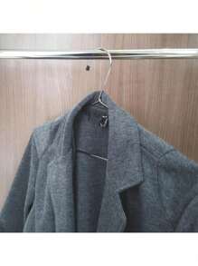 Luxury Chrome Steel Executive Reinforced Clothes Hanger Organize Closet Hanger - 銀色 - 查看 6