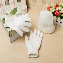 1 Bộ Găng tay phát sáng trong bóng tối, Đạo cụ biểu diễn múa bóng tay - trắng - Xem 9