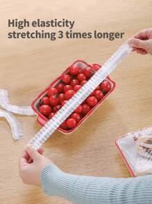 1pc Heart-Shaped Wall-Mounted Food Storage Container, Detachable Food Bag Holder, Bathroom Cap Storage Box, Kitchen Organizer - Random Color - View 10