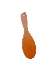 1 Peça Escova de Cerdas Naturais Pente Anti-Estático Oval Para Penteado Escova de Cabelo Com Cabo de Madeira Para Mulheres e Homens, Pente de Faia Natural Escova de Cabelo Para Cabelos Cacheados, Grossos, Longos, Secos e Úmidos, Desembaraçador, Escovas de Massagem
