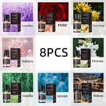 New 10ml Water-Soluble Aromatherapy Essential Oil For Home, Bedroom, Car, Air Freshener, Humidifier. Includes Over 10 Scents Such As Jasmine, Rose, Sandalwood, Lavender, Lemon And More.