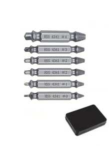 Broken Head Screw Extractor Screws Sliding Teeth Extraction Damaged Screw Demolition Tool Driver Double Head Broken Wire Extractor Broken Screw Remover