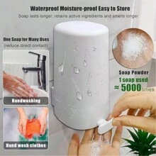 Soap Grinder For Bar Soap Wall-Mounted,No Drilling Waterproof Soap Container Cheese Grinder For Travel Kitchen Bathroom (One,White,No Soap,NO Desiccant) Home Bathroom Decor Summer Back To School