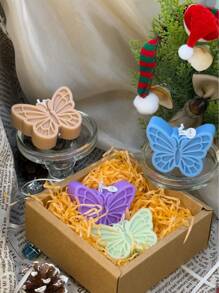 Butterfly Art Creative Scented Candles, Handmade Bean-Wax Scented Candles, Jewelry Photography Background Props, Enhance Home Atmosphere And Decorative Embellishes, Fresh Air, Valentine's Day Gifts, Birthday Gifts Graduation