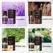 New 10ml Water-Soluble Aromatherapy Essential Oil For Home, Bedroom, Car, Air Freshener, Humidifier. Includes Over 10 Scents Such As Jasmine, Rose, Sandalwood, Lavender, Lemon And More.