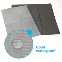 50 piezas de almohadillas desechables limpias, alfombra plegable impermeable para mesa de arte de uñas, cuidado de belleza, tatuaje, mantel de limpieza para manicura