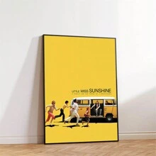 1PC Frameless Little Miss Sunshine Movie Canvas Art Print, Art Deco Modern Retro Style Poster, Wall Hanging Decor For Living Room, Bedroom, Home Office - Indoor Encaustic Wall Art