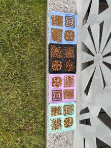 New Pet Square Feeding Mat, Silicone Non-Slip Slow Feeder Bowl, Material For Cats & Dogs - View 7