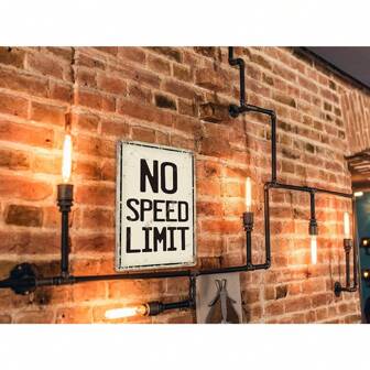 No Speed Limit Signs Vintage Reproduction Funny Garage Man Cave Metal Sign Aluminum 8 X 12 Inches Metal Sign Sign Metal Sign Funny Metal Metal Sign Decor Metal Sign Gift