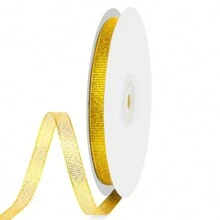 Metallic Glitter Ribbon For Gift Wrapping, Shiny Gold Glitter Ribbon,Shiny Silver Glitter Ribbon Ideal For Festival Decoration, Wedding, DIY Craft Projects - Multicolor - View 18