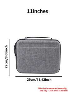 硬壳多功能电脑手提包适用于 11 英寸/13 英寸 iPad 平板电脑、电缆、鼠标、键盘、手写笔和其他数码配件的存储和保护 - 彩色 - 查看 16