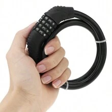 Candado de cadena para bicicleta de montaña con combinación de 4 dígitos, antirrobo de protección para bicicletas, motocicletas y vehículos eléctricos - Multicolor - Ver 2