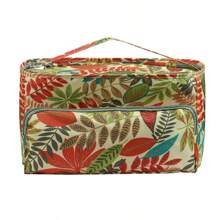 1 túi đựng đồ đựng len dung tích lớn có túi đựng phụ kiện, túi vải polyester đựng len, kim, móc len, dụng cụ đan len tự làm và đồ thêu len, hộp đựng phụ kiện đan len đa năng có lỗ thoát len - Nhiều màu - Xem 11