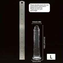 Set economico di 7 misure di fallo in gel trasparente con ventosa, pene in jelly, giocattolo erotico femminile per sesso anale, morbido masturbatore clitorideo e vaginale