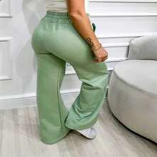 Super Stylish, Modern And Elegant Sweatshirt Pants. - Mint Green - View 2