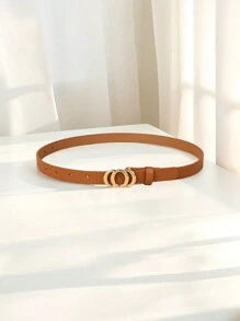 1 pièce Nouvelle ceinture fine pour enfants, ceinture de pantalon en PU de haute qualité comme décoration pour jeans et robes