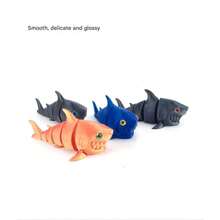 2025 New Year Bestselling 3D Printed Ocean Animal Moray Eel & Seaweed Movable Joint Toy Decor Ornament Crafts
