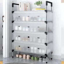 4/5/6/7 Tier Cabinet Storage Organiser Shoe Rack Stand Holder W Dust-Proof Cover