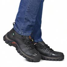 Tênis Bota Masculina Coturno Cano Baixo Bico Emborrachado