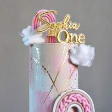 1 Stück kundenspezifischer doppelschichtiger Acryl-Kuchentopperdekor für Dessert-Tische bei Partys, einzigartiges Backzubehör, unvergessliches, einzigartiges Geschenk zum Geburtstag, wiederverwendbar, multifunktional, dekorativ, stilvolle, exquisite, hochwertige, weiche, süße, kundenspezifische, personalisierte, einzigartige, ideale Geschenke für ihn, ideale Geschenke für sie, sie, Freund, Freundin, Vater, Mutter, Familie, Freunde, Sohn, Tochter, Schüler, Arbeiter, Kinder, Büro, Teeraum, Schule, Zuhause, Heimrenovierung, kundenspezifische Kuchenetiketten, Zuhause & Leben, Heimsuchung Ihres Zuhauses, Souvenirs, schickes Design - Verschiedenfarbig - Übersicht 2