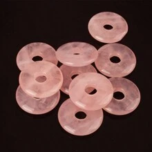 1 件天然石和平结吊坠配件，3 厘米 DIY 和平结吊坠首饰配件