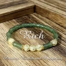 Rich Bracelet Attracts Wealth And Prosperity. Holiday Blessing Gift. The First Choice For Daily Wear.