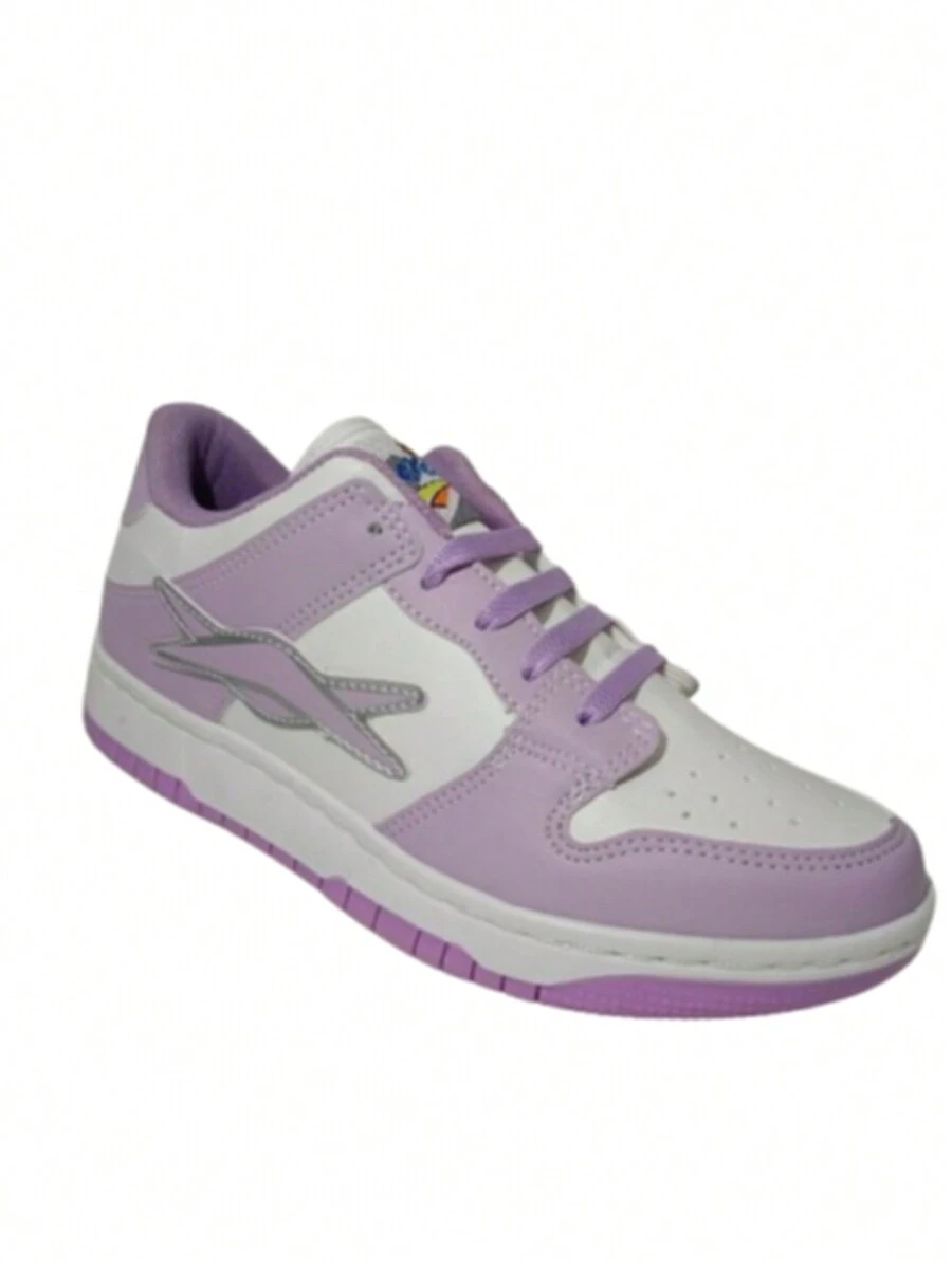 Estilo y Comodidad en Cada Paso: Tenis Casuales de Dama Modelo 0017 – La Combinación Perfecta de Elegancia y Versatilidad para la Mujer Moderna - Blanco Lila - Ver 1