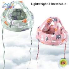 Baby Safety Helmet Head Protection Cap Toddler Anti-Fall Pad Adjustable Protective Hat For Learning To Walk - NIÑA - View 4