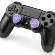 SLANGO Foulka Professional Controller Thumbstick Grips 4PCS Compatible With PS4/PS5, X-BOX, 1 High-Rise, 1 Mid-Rise, 2 Silicone Thumbstick Covers Performance Grips For Playstation - 黑色 - 查看 2