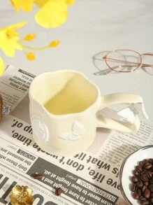 1 Peça Caneca Cerâmica 3D de Borboleta, Adequada para Água, Café, Leite, Xícaras de Chá, Presentes Personalizados, Presentes para Mulheres, Presentes para Mães, Presentes de Aniversário