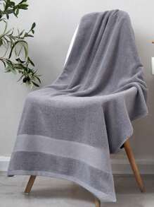 1pc Honeycomb Texture Bath Towel, Minimalist & Fashionable, Super Soft, Super Absorbent, Skin-Friendly, Romantic Style, Suitable For Home, Daily Use, Bathroom, Gym, Hotel, Essential Gift For Valentine's Day, Mother's Day
