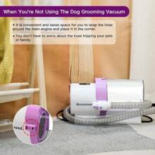 [LimitedTimeDeal]Dog Grooming Vacuum, 13000Pa Dog Vacuum Brush For Shedding Grooming, Pet Grooming Vacuum, Dog Hair Vacuum Groomer, 2.5L Large Dog Grooming Kit, Pet Products #TikTokShop - G2-W(四合一) - 查看 8