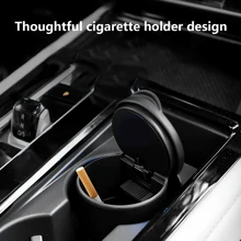 1 Pc Universal Automobile Ashtray, Portable Car Ashtray, Vehicle Cigarette Ashtray, Ash Tray, Indoor Compact Smokeless Cigarette Ashtray, Smoking Accessories, Back To School Supplies