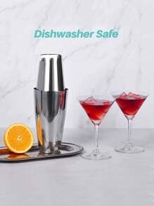 خلاط بوسطن من الفولاذ المقاوم للصدأ، موزع مشروبات، كوب قياس، مناسب للحفلات، الزفاف، مطبخ المنزل