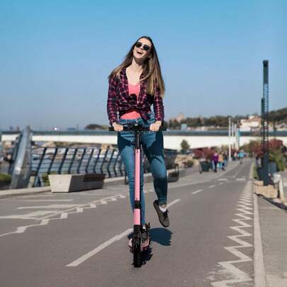 Kick Scooter For , 200mm Big Wheels Scooter For Adults With Disc Brakes, Adult Scooter With Carry Strap And Double Shock Absorption, Foldable Scooters For Teenagers15