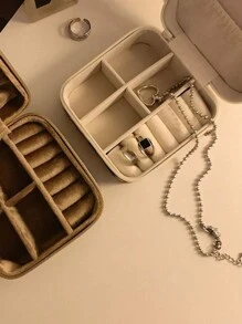 1 Buah Kotak Perhiasan Motif Leopard Hadiah Hari Ibu Kotak Penyimpanan Perhiasan Genggam Portabel untuk Anting dan Cincin Kotak Kalung Kecil yang Indah Kotak Perhiasan Beludru Retro Kotak Kemasan Perhiasan Gaya Kotak Penyimpanan Praktis untuk Perjalanan Kotak Perhiasan Kalung dan Anting Kotak Penyimpanan Perhiasan Kotak Perhiasan Portabel Sederhana Kotak Penyimpanan Perhiasan untuk Anting, Kalung, dan Cincin Kotak Perhiasan Kembali ke Sekolah - MultiWarna - View 5