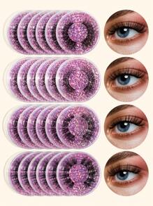 MAGEFY 20Pairs CC Curl Manga Cross Full Mixed Style False Eyelashes,Mix Four Styles,With Paper Box Cat-Eye Fluffy Wispy Soft Lashes Fake Eyelashes False Eyelashes Strip,Natural Soft Eyelash Crisscross Wispy Fluffy Lashes,Naturally Slender, Curled And Enlarged Eyes,For Women To Use Travel, Party ,Chrismas,Gifts For Women - màu đen - Xem 3