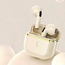 Auriculares inalámbricos diseñados, parcialmente insertados en el oído, con control táctil inteligente, emparejamiento automático y funciones de asistente de voz. Audio de alto rendimiento, ideal para deportes y actividades al aire libre, cómodos, emparejamiento instantáneo, compatibles con & - Tipo intrauditivo multicolor - Ver 11