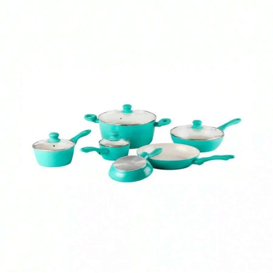 IMUSA IMU-30060SET 10-Piece Cookware Set - Complete Kitchen Essentials For Versatile Cooking - Default - View 1